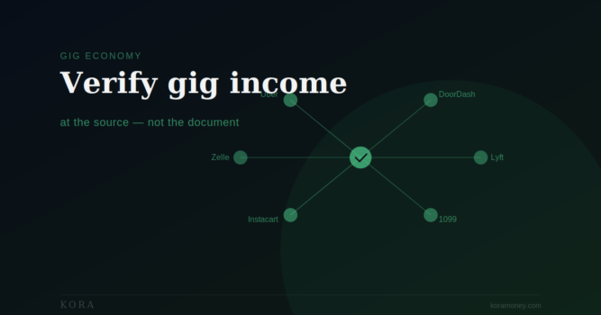 Income Verification for Gig Workers: What Auto Lenders and Dealers Need to Know
