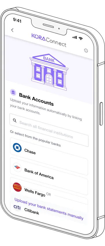 Bank statement upload