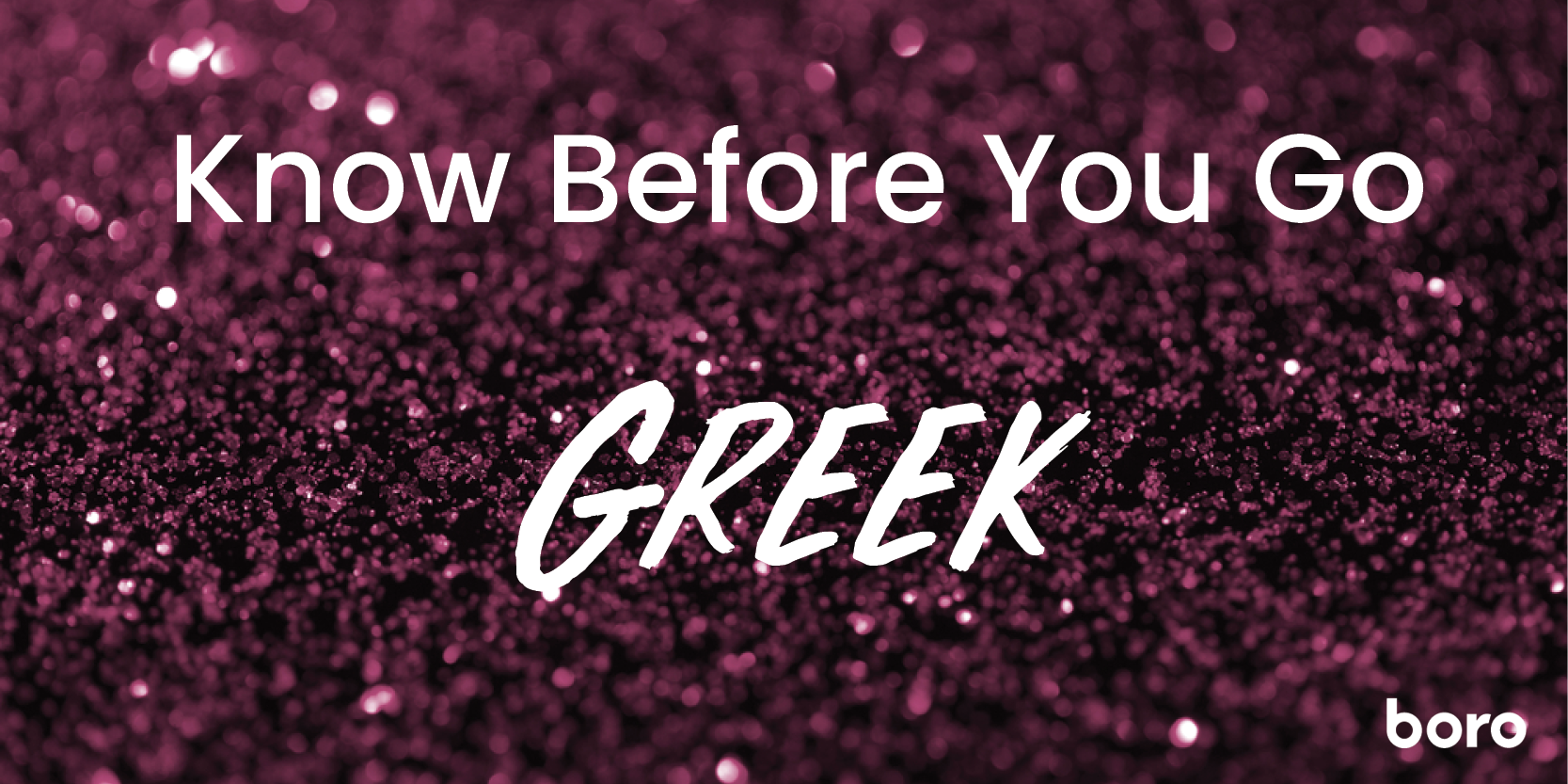 Know Before You Go (Greek)